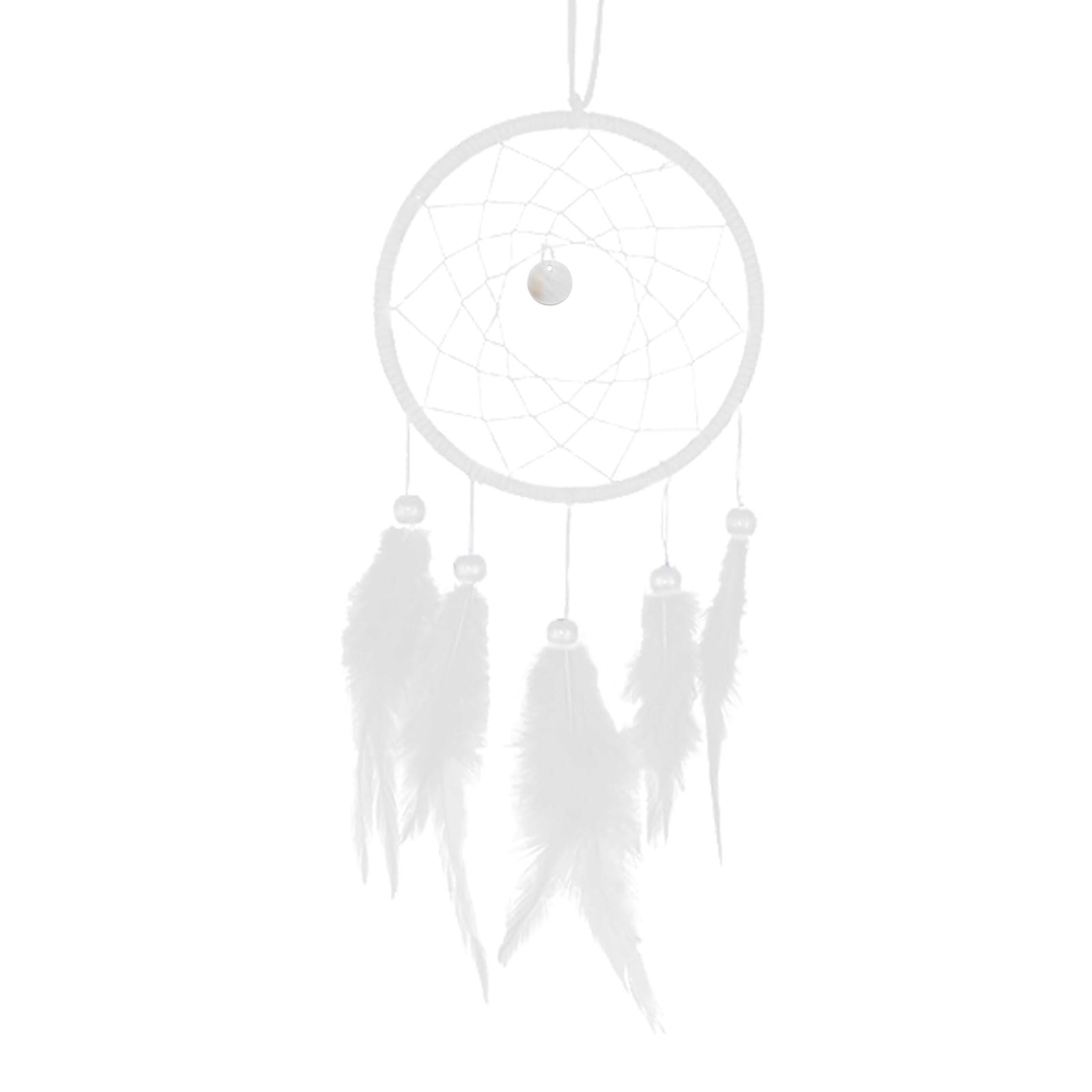 PATIKIL DIY Dream Catcher Kit, Making Dream Catcher Supplies Wall Hanging Handmade Dream Catcher Kits for Beginner Style 3, White - Image 3