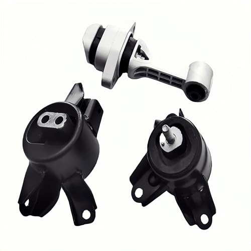 Yllhaoyuan Complete Engine Motor Transmission Mount Set for Accent Veloster Kia Forte Rio 1.6L 1.8L 2.0L - Replaces 21830-3X300 EMT9758 21810-1R010 - Fixes Engine Vibration