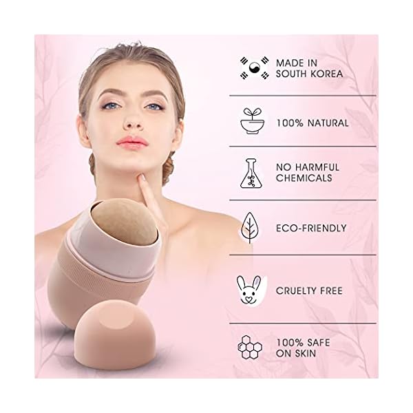 Haruen-Original-Oil-Absorbing-Volcanic-Rock-Roller-Oily-Skin-Shine-Control--Volcano-Stone-Oil-Remover-Korean-Face-Skincare-Tool--Mattifying-Portable-Reusable-Absorbent-Blotting-Ball-Rose-Gold Haruen Original Oil Absorbing Volcanic Rock Roller Oily Skin Shine Control – Volcano Stone Oil Remover Korean Face Skincare Tool – Mattifying, Portable, Reusable Absorbent Blotting Ball (Rose Gold)