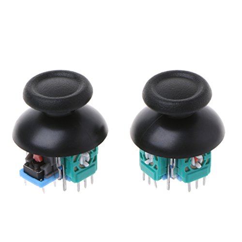 JENOR Analoger Joystick-Achsen-Sensor-Modul, Thumbstick, kompatibel mit Pro Slim Controller, 2 Stück Cover