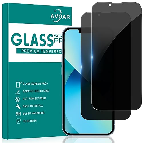 AVOAR 2 Pack Privacy Screen Protector for iPhone 14/13/13 Pro, 6.1 Inch by AVOAR - Used condition - US$5.08