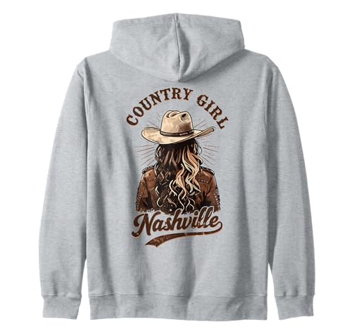 Nashville Country Music Vaca Chica Vacaciones Novia Despedida de soltera Sudadera con Capucha