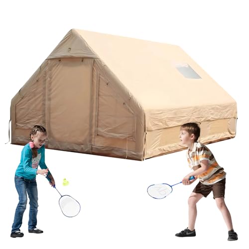 Carpa inflable para camping impermeable y resistente al viento miniatura 1
