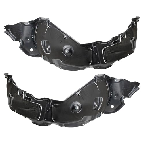 Image of TRQ Front Inner Fender Liner Set Compatible with 2011-2013 Lexus IS250 IS350 LX1248116 LX1249116
