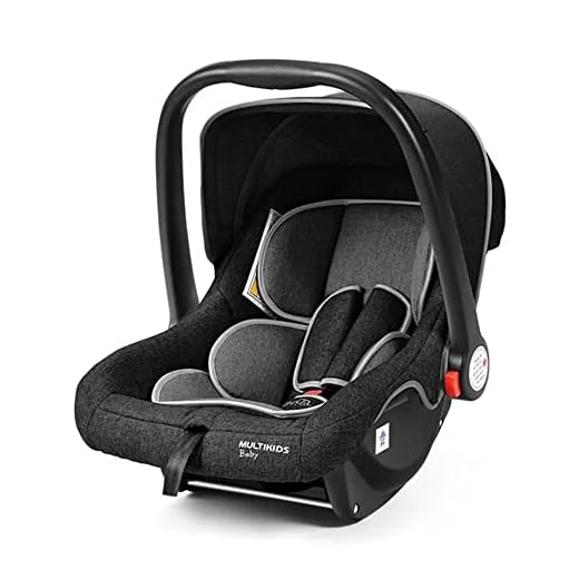 Multikids Bebê Conforto Rest 0-13Kgs Preto Com Cinza Baby - Bb406