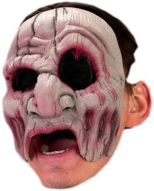Morbid Scary Blind Eyeless Melting Face Mutant Costume Mask Adult