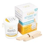 GiGi Brazilian Bikini Wax Microwave Kit - Hard Wax for Sensitive Skin, Face & Body Hair Removal, No Strips Needed, Easy At-Home Waxing Kit