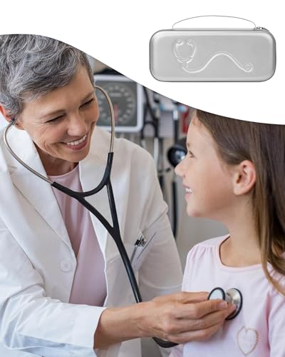 Image of Stethoscope Case for 3M Littmann Classic III & Lightweight II S.E, Silver