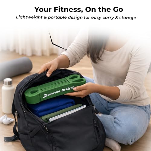 Image of Resistance Bands Set of 1(Extra Heavy) Pull Up Bands for Unisex, Exercise Bands for Strength Training, Home Workout, Gym Fitness, Stretching, Mobility, Yoga,Crossfit &Physical Therapy