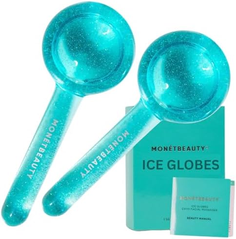 Ice Globes for Face, Freezer Safe and Highly Effective Facial Glo...