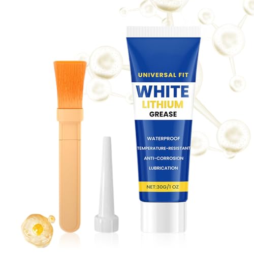 ホワイトリチウムグリース | 防水 ベアリング ?滑剤,ホイールベアリンググリース,車所有者 自動車愛好家 ホームメカニック ウィンドウレギュレーター ガレージ技術者向け