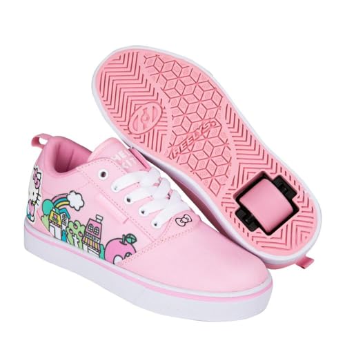 HEELYS Girls Hello Kitty Pro 20 (Little Big Kid/Adult) Wheeled Heel Shoe, Pink/White, 7