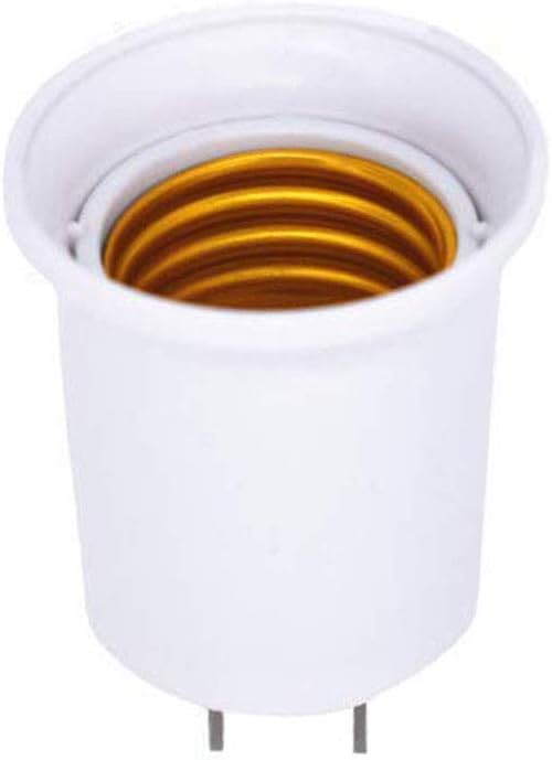 Standard Light Bulb Socket E26 / E27 Converts Outlet to Lamp Socket Adapter, AC Plug to E26 Screw Base Lamp Holder, 4Pack,White