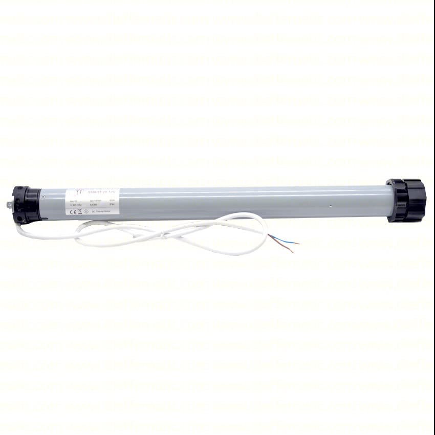 Dieffematic Motore Tubolare 123662 per Tapparella Avvolgibile - Bassa Tensione 12V, 20Nm, 55Kg Max, Finecorsa Meccanico, Rullo 60mm