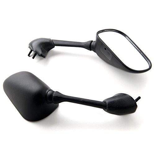 Black OEM Style Racing Mirrors - Compatible with Yamaha YZF R1 / R6 Left & Right (1998-2002)