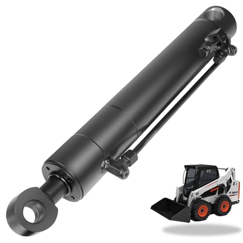 Image of 7208419 Hydraulic Tilt Cylinder, Hydraulic Bucket Tilt Cylinder for Bobcat A300 S220 S250 S300 S330 T250 T300 T320, Rod 1.5 inch, Bore 3 inch, Stroke 15 inch, Pin to Pin- 24 inch