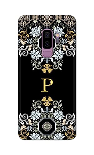 Image of Printed Hard Back Cover Case for Samsung Galaxy S9 Plus | Samsung S9+ Back Cover (Alphabet P) -1803
