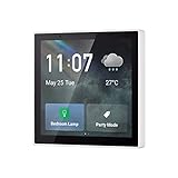 Tuya Smart Home Panel de control Geevorks Multifuncional WiFi Smart Scene Interruptor de pared Función ZigBee BT APP Control remoto con pantalla LCD Reloj Fecha Temperatura Pantalla meteorológica