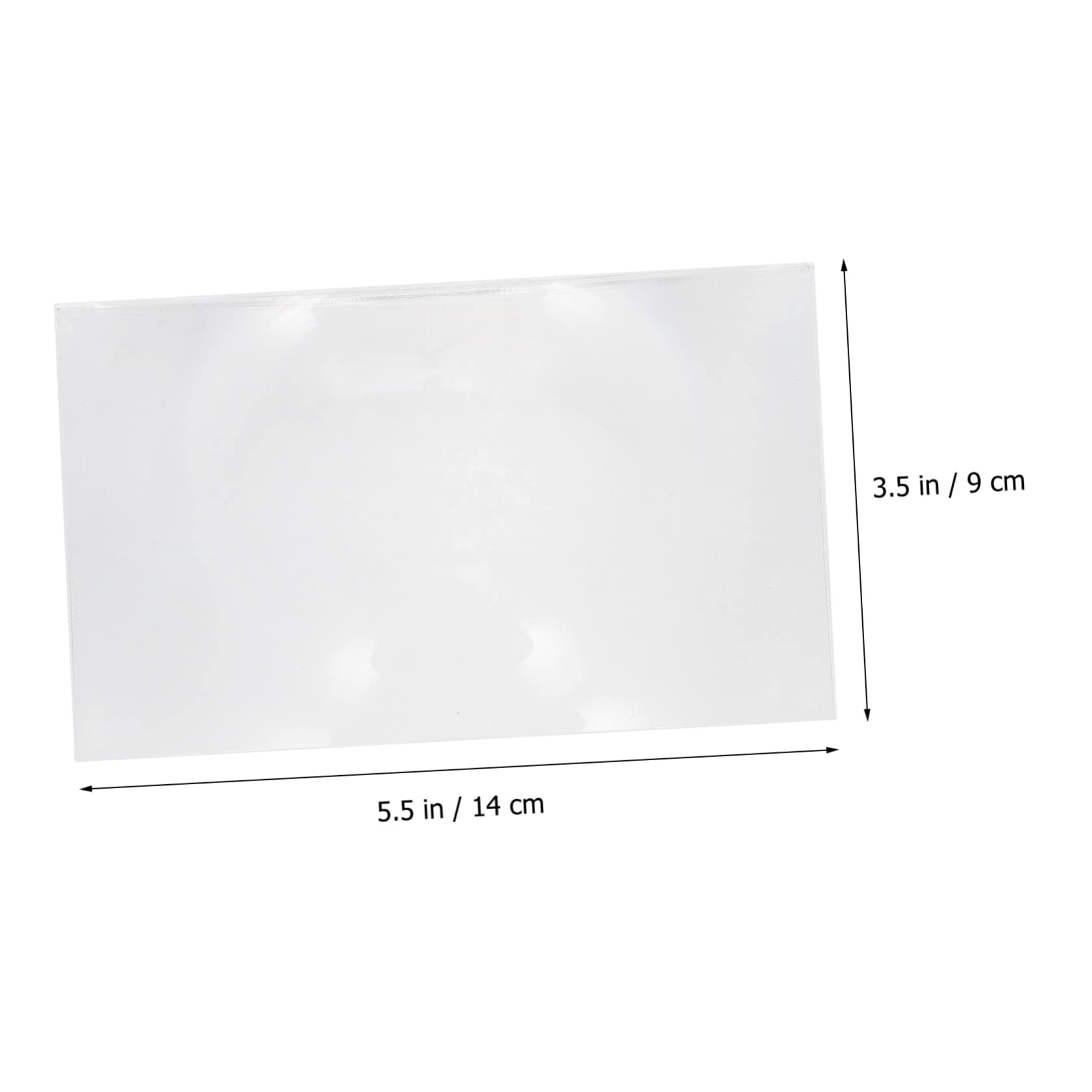 Gogogmee Optical Fresnel Lens 90x140mm Large Sheet High Transmission for Projector