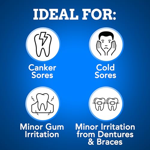 Image of Orajel 3X Mouth Sores Medicated Pain Relief Gel, Extra Strength, 0.42 Oz