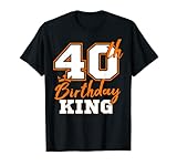 Photo Gallery 40° compleanno king party crown bday celebration maglietta Photo Gallery 40° compleanno king party crown bday celebration maglietta