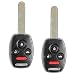 KeylessOption Keyless Entry Remote Control Uncut Car Ignition Key Fob Replacement for KR55WK49308 (Pack of 2)