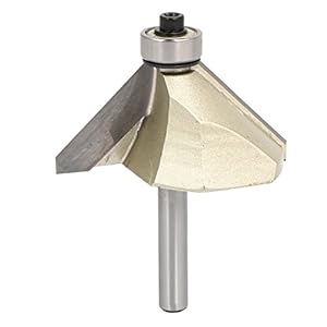 Uxcell 45 Grad Kugelfräser 1/4x1 Zoll