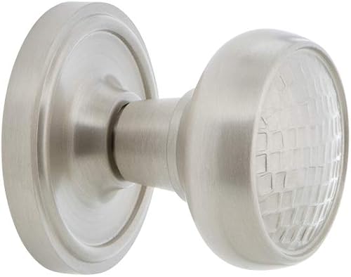 Miniatura 2 de Nostalgic Warehouse - Roseta clásica con pomo de puerta Craftsman, maniquí individual, níquel satinado