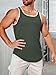 UNCLECAT Mens Sleeveless Tank Tops Workout Muscle Gym Knitted Shirt Athletic Bodybuilding Slim Fit Ribbed T Shirts Army Green