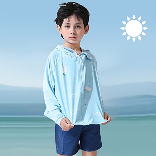Toddler Summer Boys Girls Long Sleeve Sun Proof Clothing Outdoor Breathable Light Coat Light Winter Coats for3