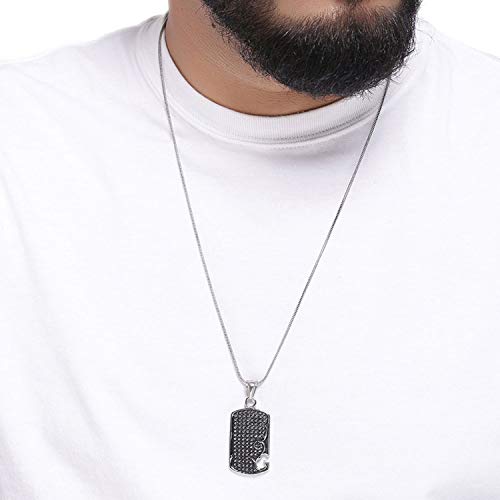 Stylish Pendant in Silver Finish