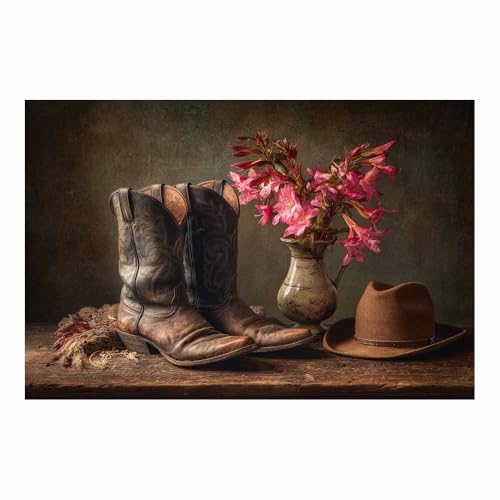 Peintures sur toile fleurs magnifiques déco murale pour maison et bain multicolore