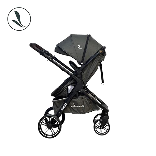Carrinho Travel System Kansas + Base Black/Cinza
