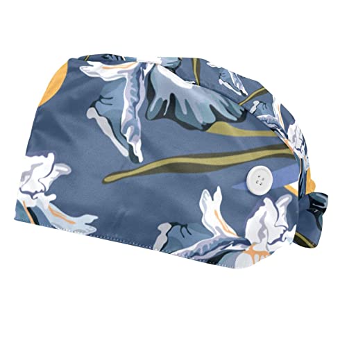 Casquette pour Hommes Femmes Oiseaux de Fleurs - Fini les Charlottes Jetables Inconfortables