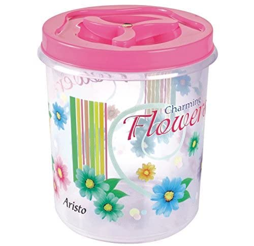 Image of Aristo Store Queen333 Plastic Storage Container- 800 Ml (3 Pcs Set, 11.1(D) X 12.8 Cm) - Multicolor