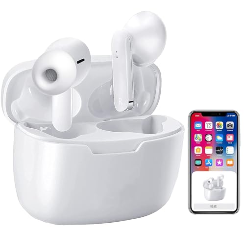 Ear Buds Wireless Earbuds, Bluetooth 5.3 Headphones in Ear, 2025 New Bluetooth Earphones with Noise Cancelling Mic, Bluetooth Earbuds HiFi Stereo Deep Bass 48H for