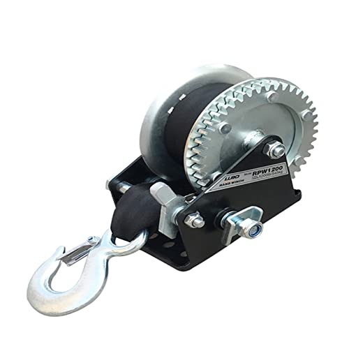 OTQEFTN Electric Hoist, 2000 lb Lever Hoist Manual Winch high Temperature quenching Gear can be Two-Way self-Locking Multi-Purpose Hand Winch