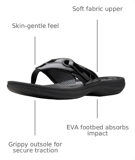 Clarks Women's Breeze Reyna Cloudsteppers Flip-Flop