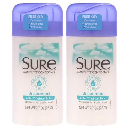 Desodorante Antitranspirante Sure 2.7 oz Stick Pack 2 miniatura 1