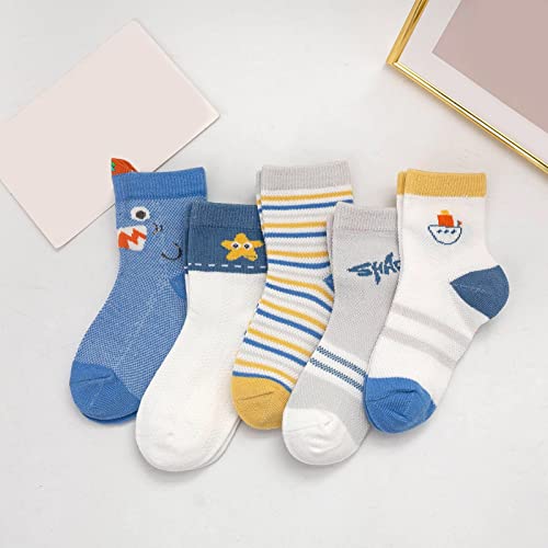 Socks For Girls 5pcs Infant Socks Floor Socks Summer Cotton Socks Cartoon Thin Breathable Autumn Cartoon Socks3