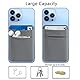 YesDoes Magnetische Handy-Kartenhalter-Brieftasche,Dehnbare Lycra-Doppeltasche für die Rückseite des Handys,Kreditausweis,Handyhülle,kompatibel mit Magsafe iPhone 15,14,13,12,Pro,Max & Mag Safe Hülle
