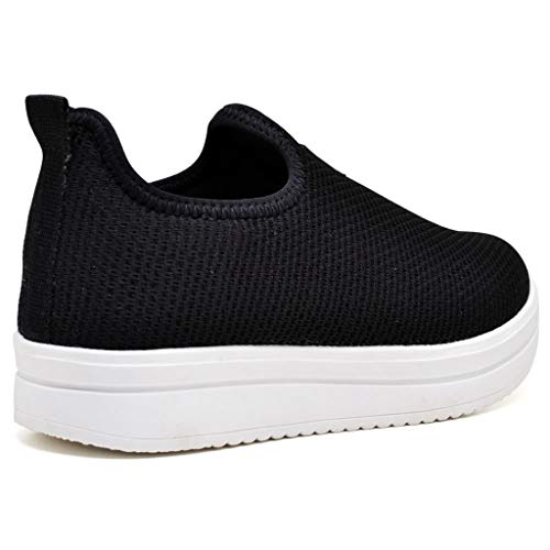 Tênis Meia Flatform Polo Blu Preto 35