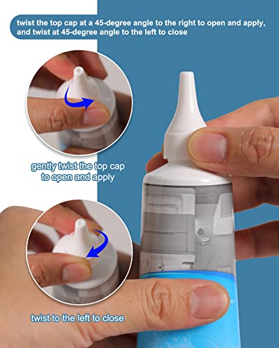 Hihwem Mold Remover Gel, Mold Cleaner For Washing Machine, Refrigerator Strips, Grout Cleaner Best For Home Sink, Kitchen, Showers (2-Pack) #TOP2