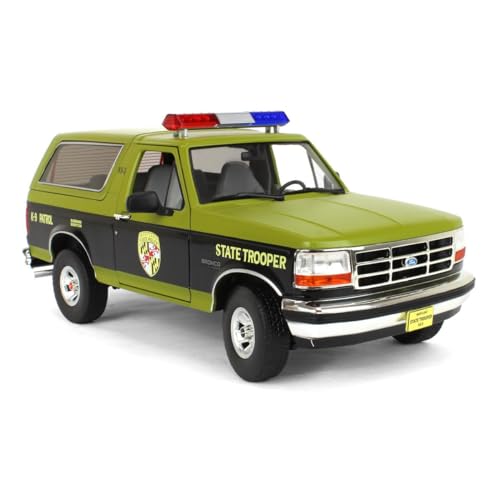 Modelo a escala 1:18 Bronco Maryland State Police K-9 Patrol miniatura 2