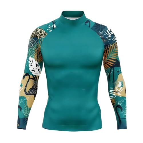 Maillot de bain rashguard homme pour éviter les coups de soleil lors des sports nautiques