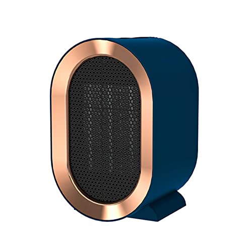 Fvxfdcbb Calentador eléctrico 1200W PTC, Calentador habitación el hogar, Estufa calefacción eléctrica Interiores, Mini Calentador Aire portátil Escritorio, soplador Aire Caliente Cover