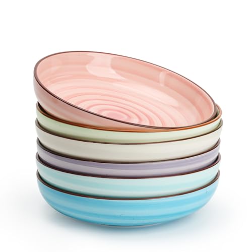 Grand bol à pâtes céramique KitchenTour micro-ondes lave-vaisselle 6pcs - 2