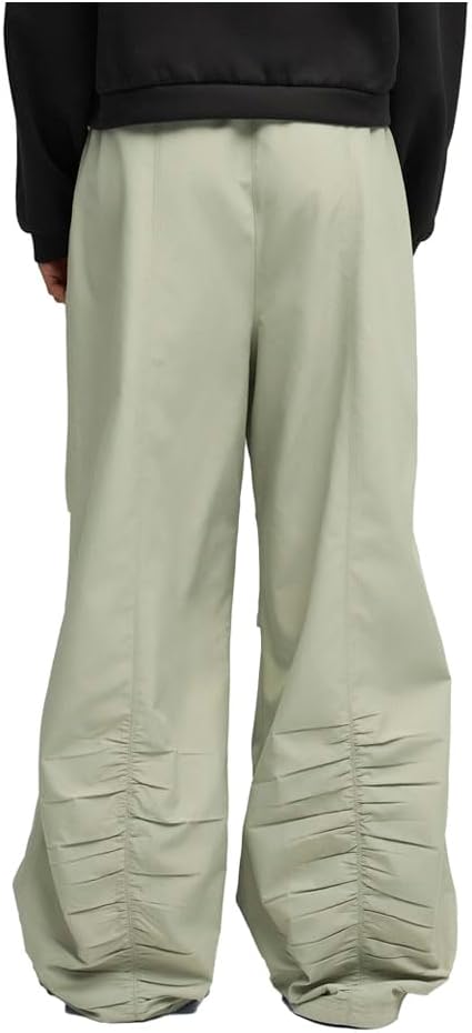 PUMA Womens Wardrobe Essentials Parachute Woven Pants Casual - Green