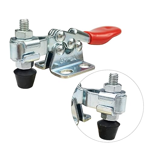 Homoyoyo Sujeción De Abrazaderas De Palanca Abrazadera Horizontal Liberación Rápida Barra Base Brida Mango Plástico Soldadura