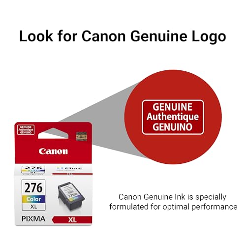Image of Canon CL-276 XL Genuine Color Ink Cartridge, Compatible with TS3520 /3522, TR4720 /4722, TS3720 /3722